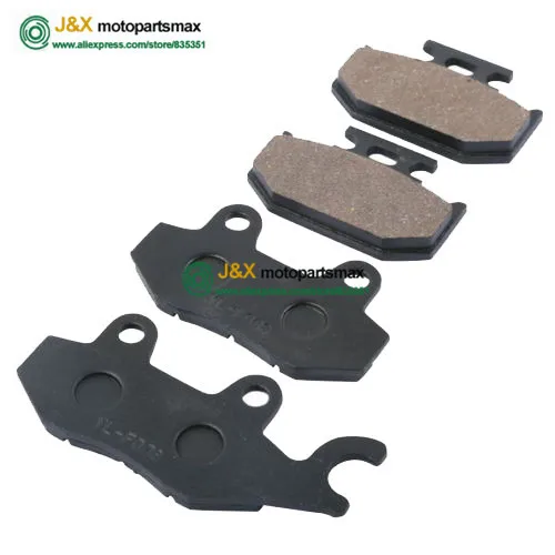 Бесплатная доставка 4 шт. Передние Задние тормозные колодки для YAMAHA FZR 50 DT 200 WR TT 250 R