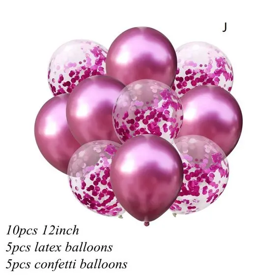 pink 10 шт./лот 18 дюймов звезда розового золота сердце круглый фольга гелиевые шары надувные детские вечерние события Свадьба День святого Валентина Декор подарки - Цвет: pink
