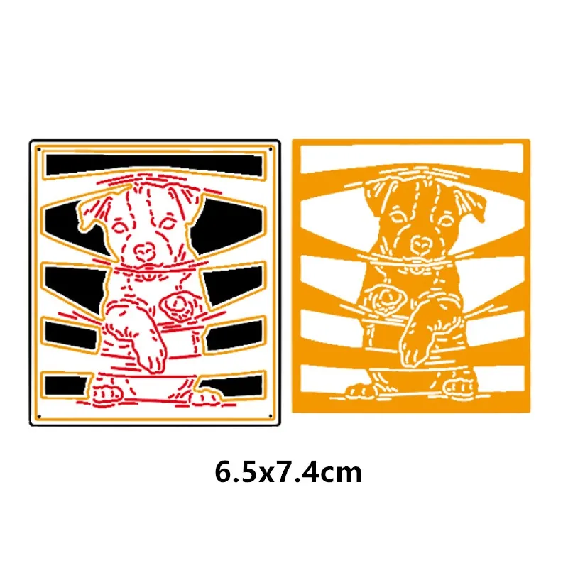 Naughty Dog Metal Cutting Dies Stencils for DIY Scrapbooking Decorative Crafts Supplies Embossing Paper Cards Making New 2018 | Дом и сад