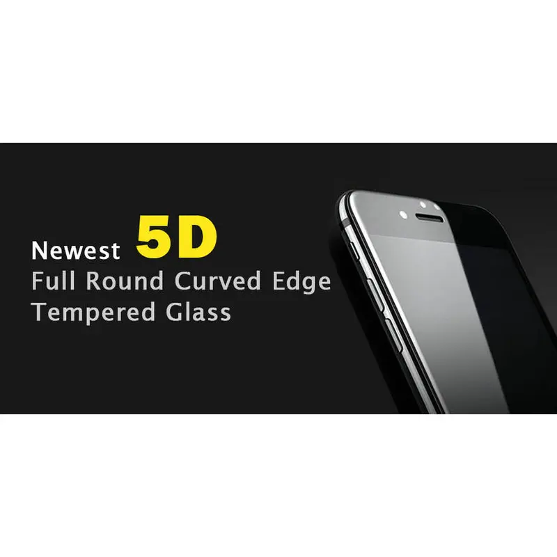 Защитное стекло 5D закаленное с полным покрытием для Oneplus 7t 7 6t 6 5 One Plus 5t | Мобильные