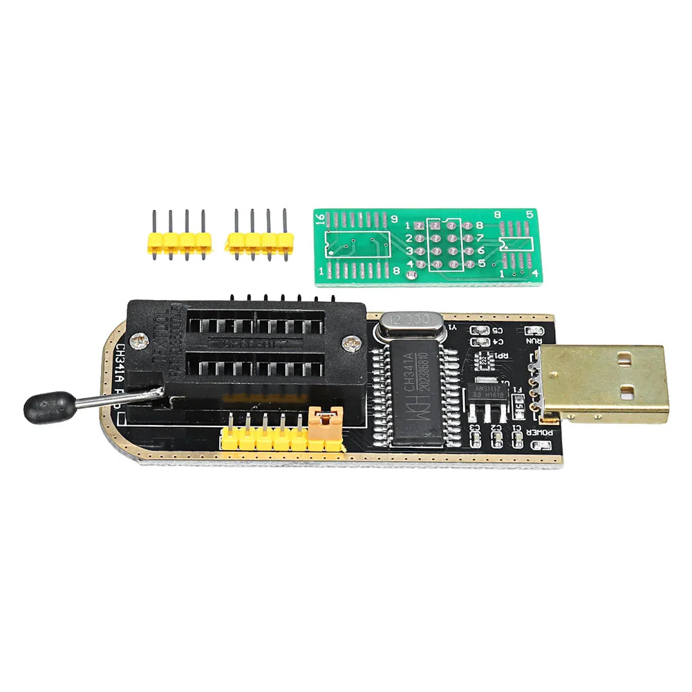 Горячая Распродажа EEPROM BIOS USB программатор CH341A SOIC8 Clip 1 8 В адаптер адаптер|Модули