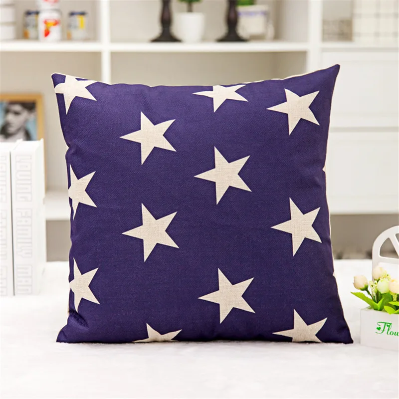 Тип звезд на диван кровать для дома наволочка подушки задняя Звездный дизайн 45 и