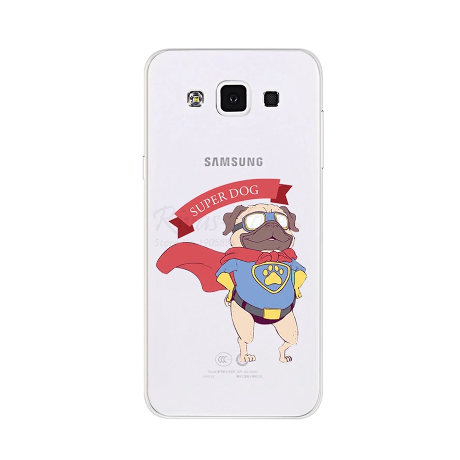 Темно-синий Силиконовый чехол для Samsung Galaxy A5, чехлы для телефонов, мягкие силиконовые чехлы для Funda Samsung A5 A500H A500F 5,", задняя крышка - Цвет: Темно-синий