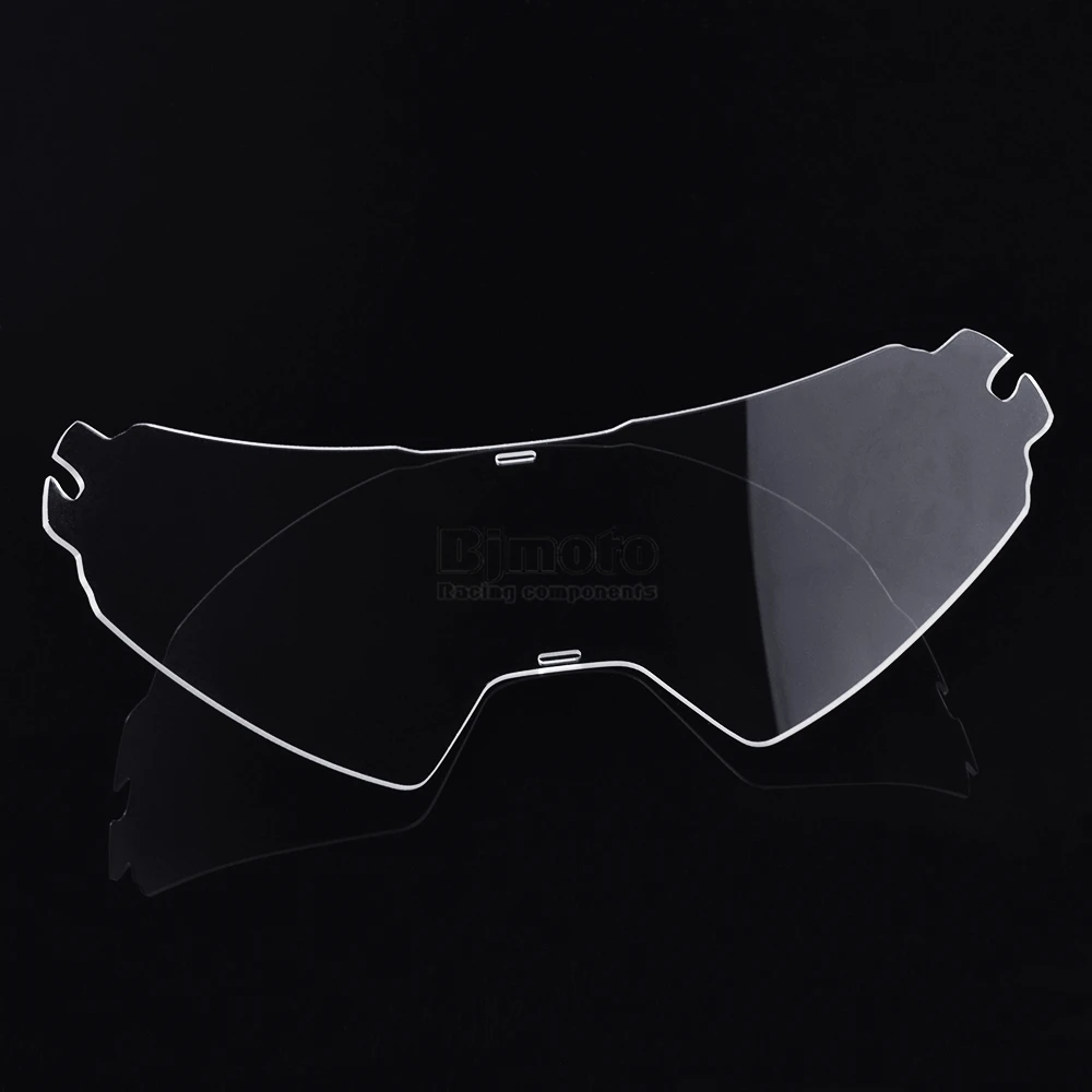 BJMOTO очки для мотоциклетных шлемов, стекло MX для мотокросса, очки для велосипеда, очки для велосипеда, прозрачные линзы, сменные очки, пленка