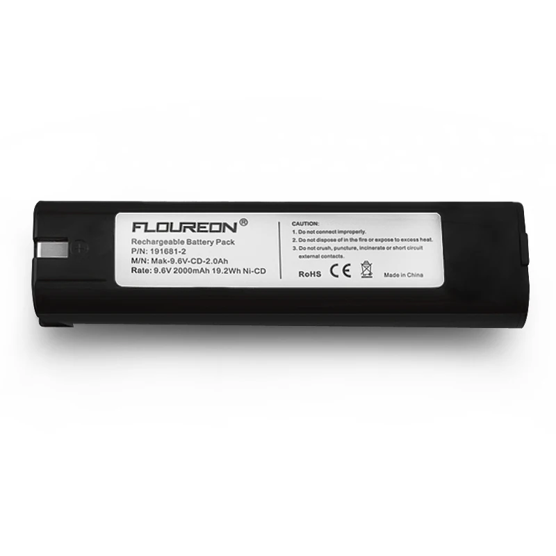 FLOUREON 9 6 V 2000mAh аккумуляторная NI-CD батарея замена электроинструментов для MAKITA 4190D 9000
