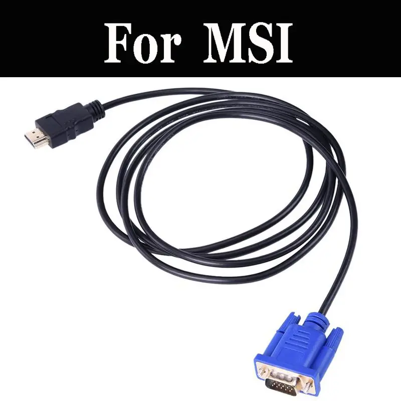 VGA к HDMI Женский адаптер конвертер с аудио кабелем HD видео для MSI PS42 8 M P65 8RD 8RB GL63 8RC GE63