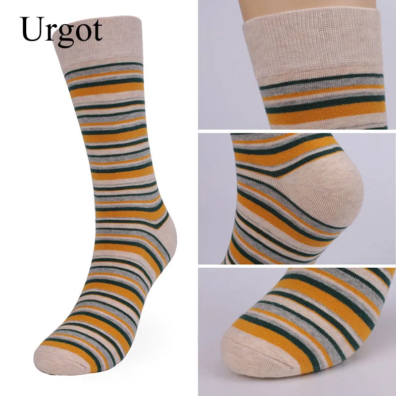 Носки мужские Urgot 5 пар большие размеры 46 47 48 плотные с защитой от запаха