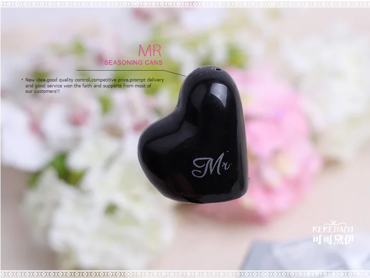 Г н и Mrs. в форме сердца керамические Солонка перечница с дырочками сверху 24