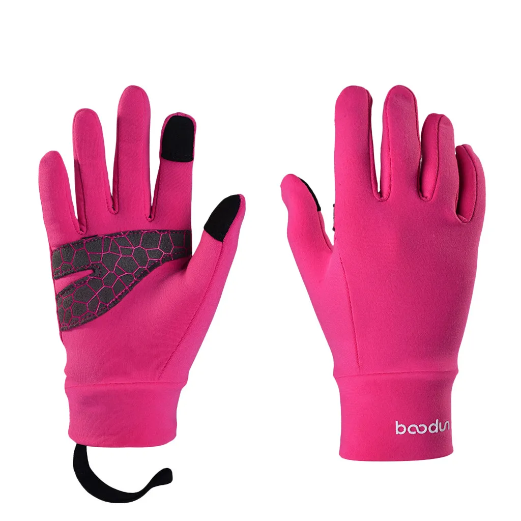 Hot Pink Кемпинг теплые перчатки тепловой Ультра мягкий комфорт дышащий Лыжный Сноуборд Туризм Кемпинг теплые перчатки Детские эластичные наручные - Цвет: Hot Pink