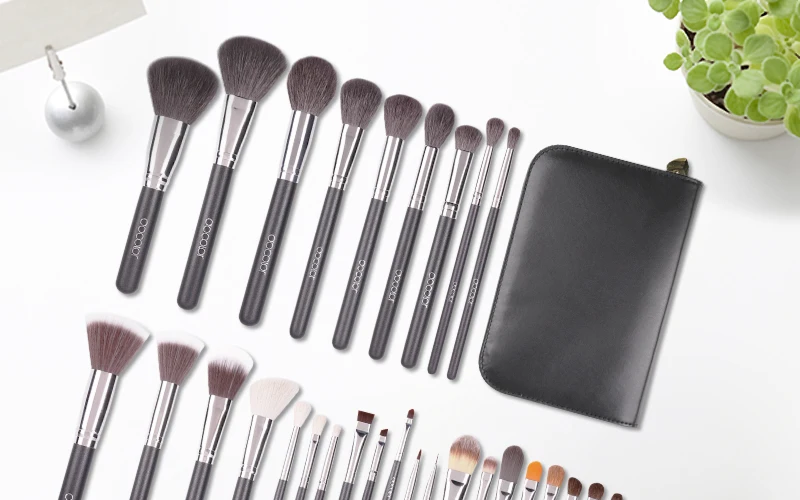 29PCS makeup brush kit Professional Cosmetic Brush set High Quality Makeup Set With Case nature bristle make up brushes