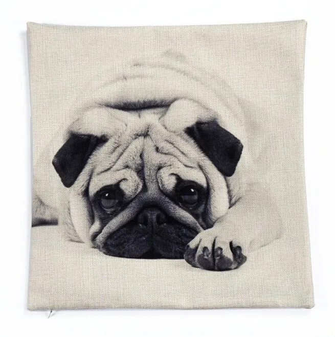 Новинка декоративная Декоративная Подушка для домашнего питомца черно белая с