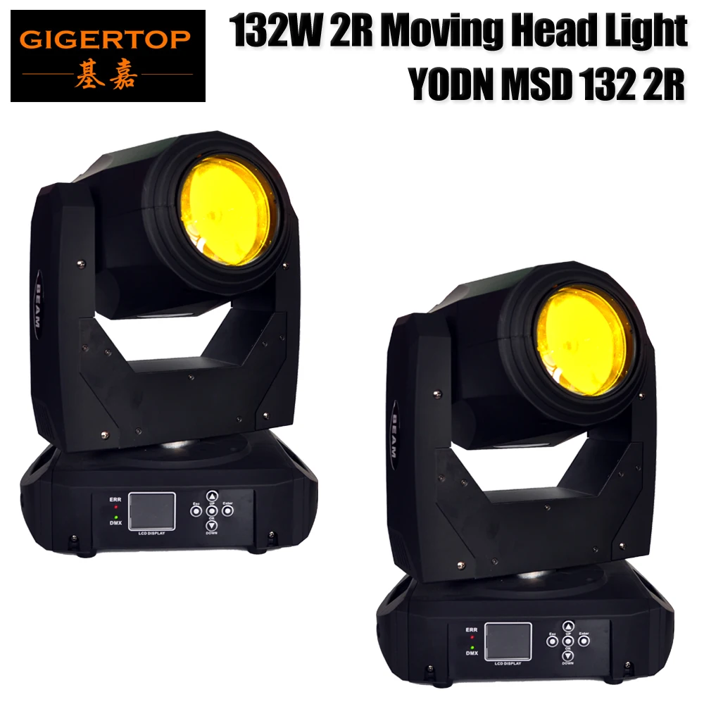 

2 Pack 2R Head Moving Light Total 180W Rotating Moving Head DMX512 Sound Activated Master-slave Auto Running 16/20 Channels
