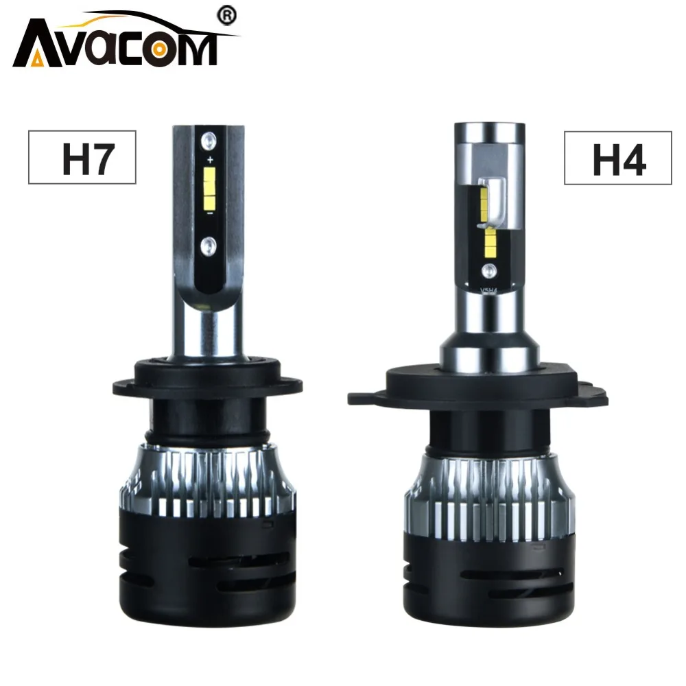 2 шт. Светодиодная лампа H15 H7 Turbo Fan для автомобильных фар 12 В 24 H1 H3 H11 H8 9005/HB3 9006/HB4 CSP