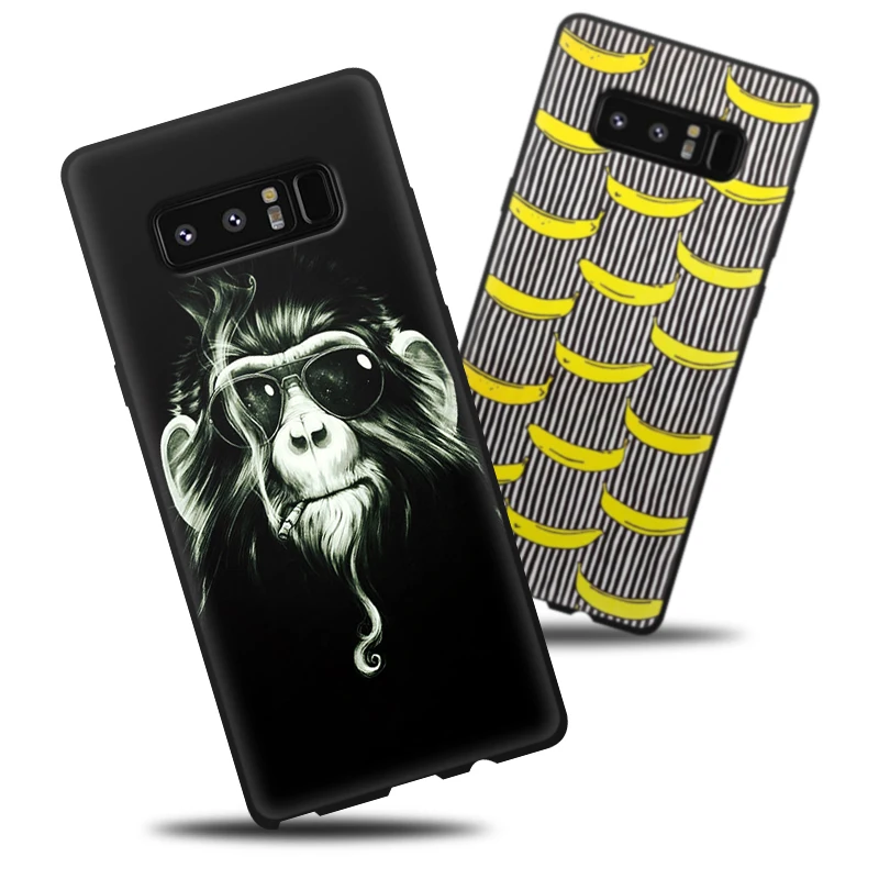 Чехол EiiMoo для телефона Samsung Galaxy Note 8 чехол мягкий силиконовый с милым принтом ТПУ