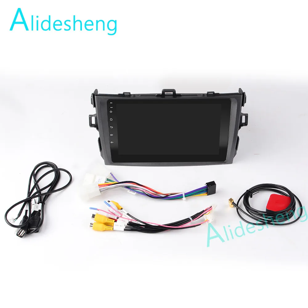 2 грамма+ 32grom 2.5D 2Din Android 8,1 GO автомобильный мультимедийный плеер gps для Защитные чехлы для сидений, сшитые специально для Toyota Corolla E140/150 2006 2007-2009 2010 2011 2012 Wi-Fi, BT