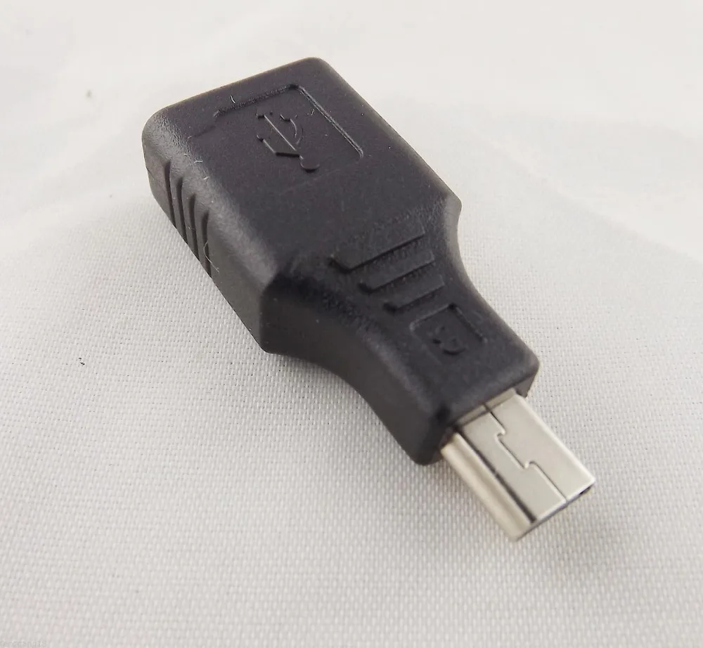 1 шт. F/M USB 2,0 женщина к мини USB B 5-контактный штекер OTG адаптер конвертер