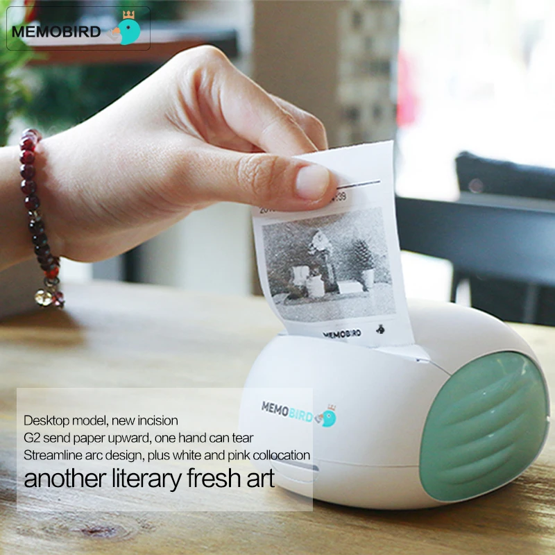 MEMOBIRD новый маленький принтер Wifi Портативный Bluetooth печать штрих-код беспроводной