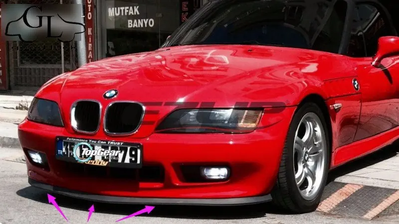 Губы бампера для BMW Z3 E37 E36/7 1995 ~ 2002/Автомобильный спойлер тюнинга автомобиля/TOPGEAR