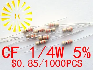 14W 5% 0,1-0.91R 1R-10M резистор из Углеродной Пленки x 1000 шт.