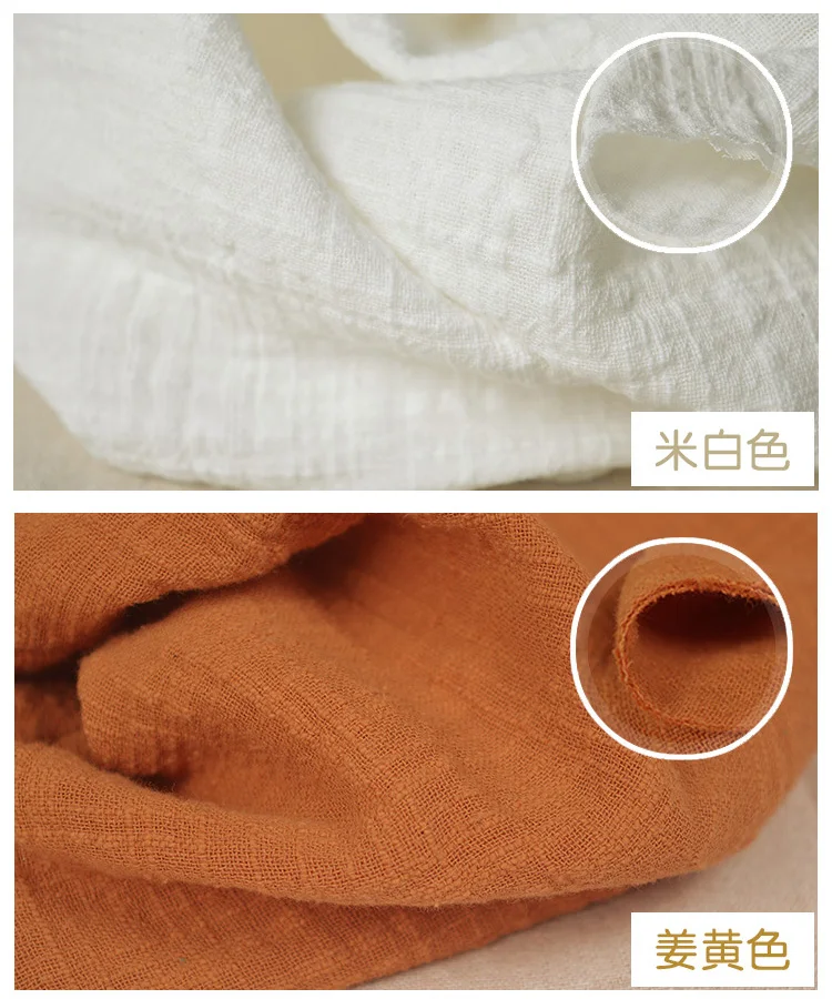 Двухслойная ткань однотонная плотная льняная хлопковая сделай сам для женщин