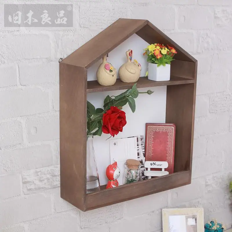 Home Storage Organization Makeup Organizer Wooden Box For Cosmetics Rangement Boxes Rack Holders Zakka shelf | Дом и сад