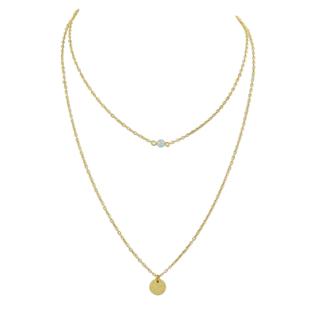 Панк-рок изделия Multi Слои цепи Цепочки и ожерелья цвета: золотистый серебристый