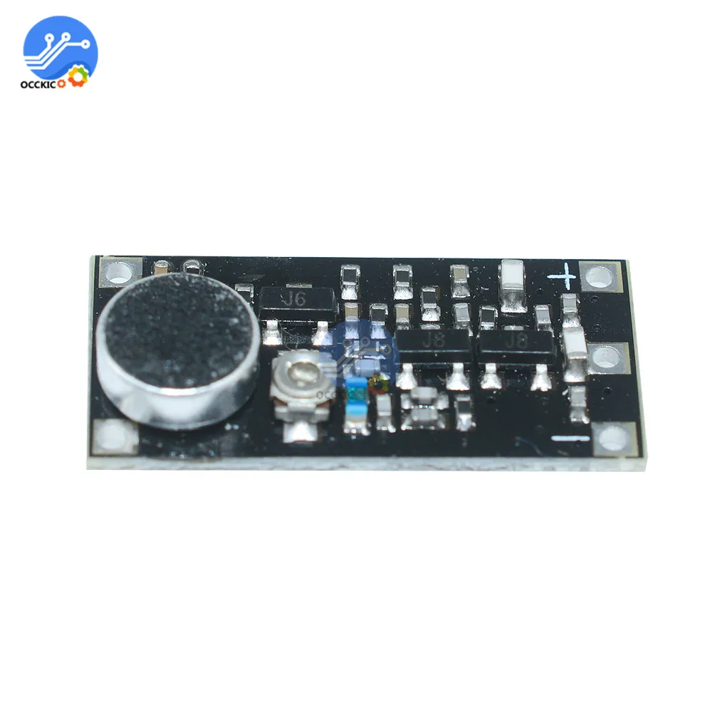 FM передатчик беспроводной модуль с микрофоном Частотная плата для Arduino DC 2 9V 85
