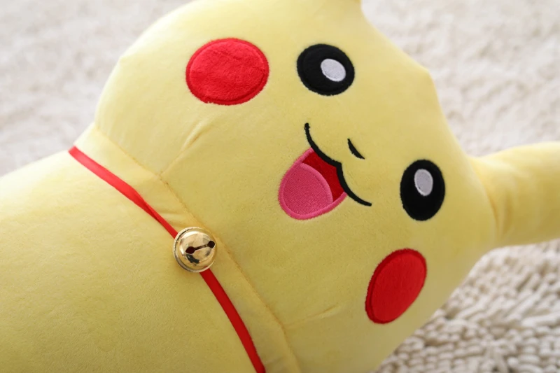 Пикачу Тоторо коричневый медведь длинная подушка чучело Kawaii мультфильм игрушки дети подарок игрушки для детей подарок на день рождения