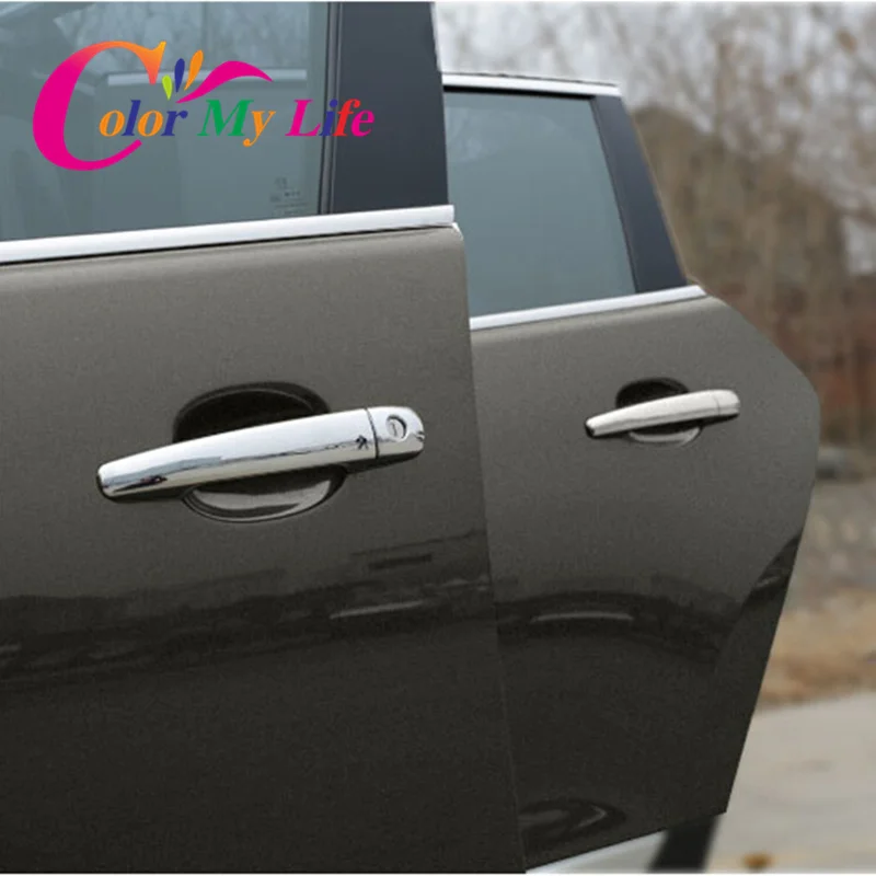 Хромированный чехол на дверную ручку Color My Life наклейка дверные ручки для Peugeot 3008