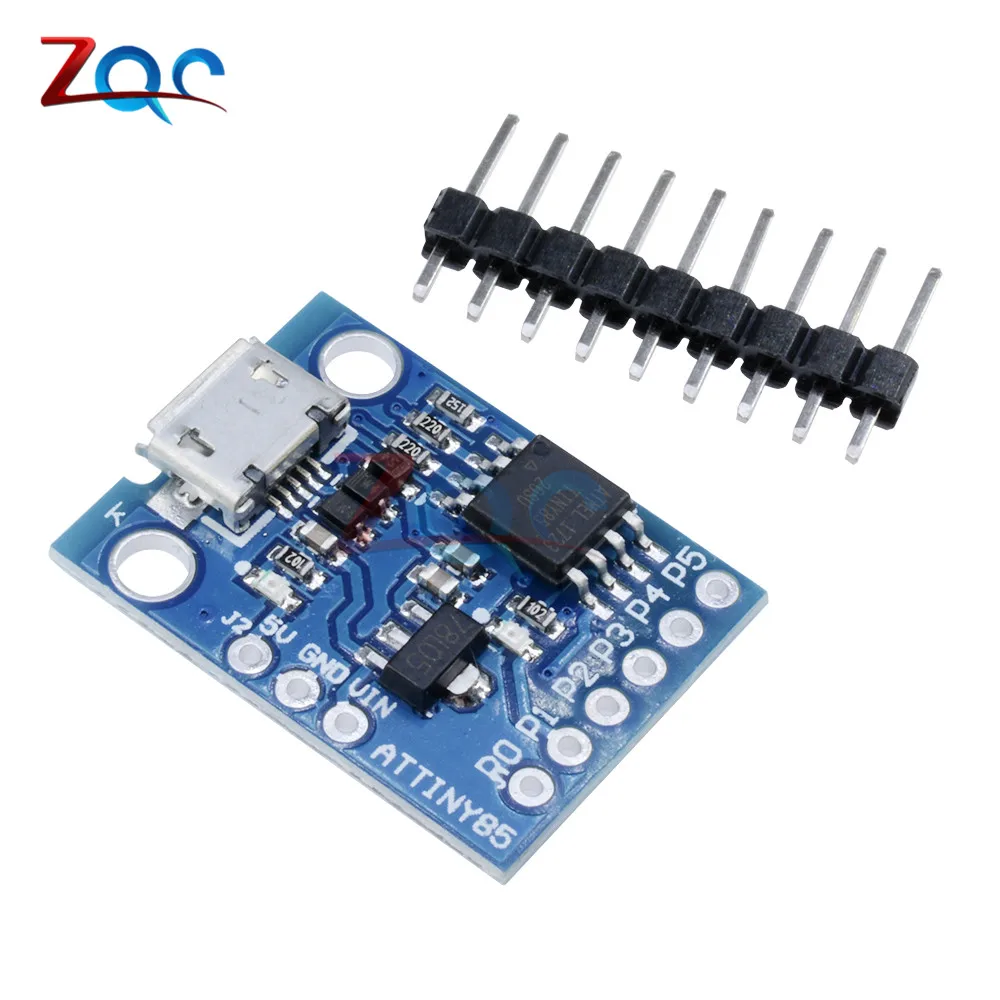Attiny85 Digispark Kickstarter модуль макетной платы для Arduino встроенный USB 500ma 5V регулятор 8k