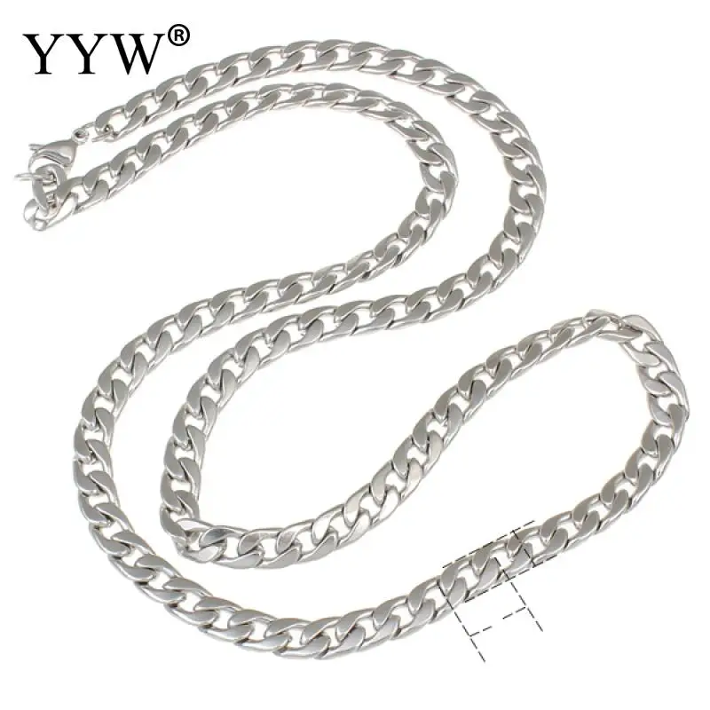 2018 хит ожерелье из нержавеющей стали в стиле панк рок оригинальная цветная цепь 4