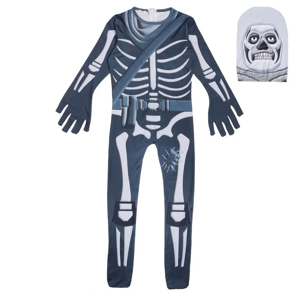 Детский костюм на Хэллоуин новый для костюмированной вечеринки солдата скелет