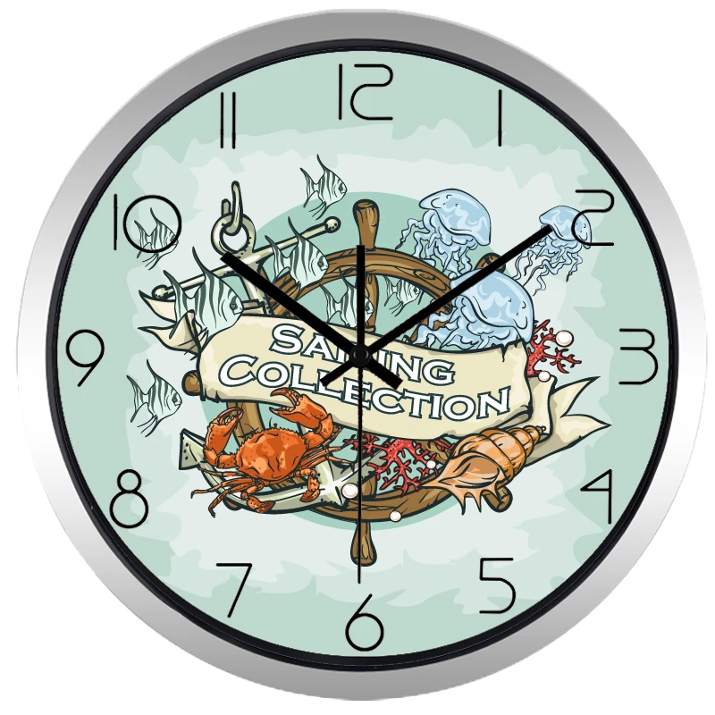 Коллекция герметичных часов настенные часы с изображением рыбного краба лидер