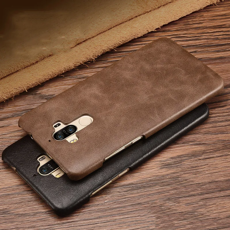 Toraise Protective Case For Huawei Mate 9 Luxury Genuine Leather Back Cover Pro Phone Coque Capa |