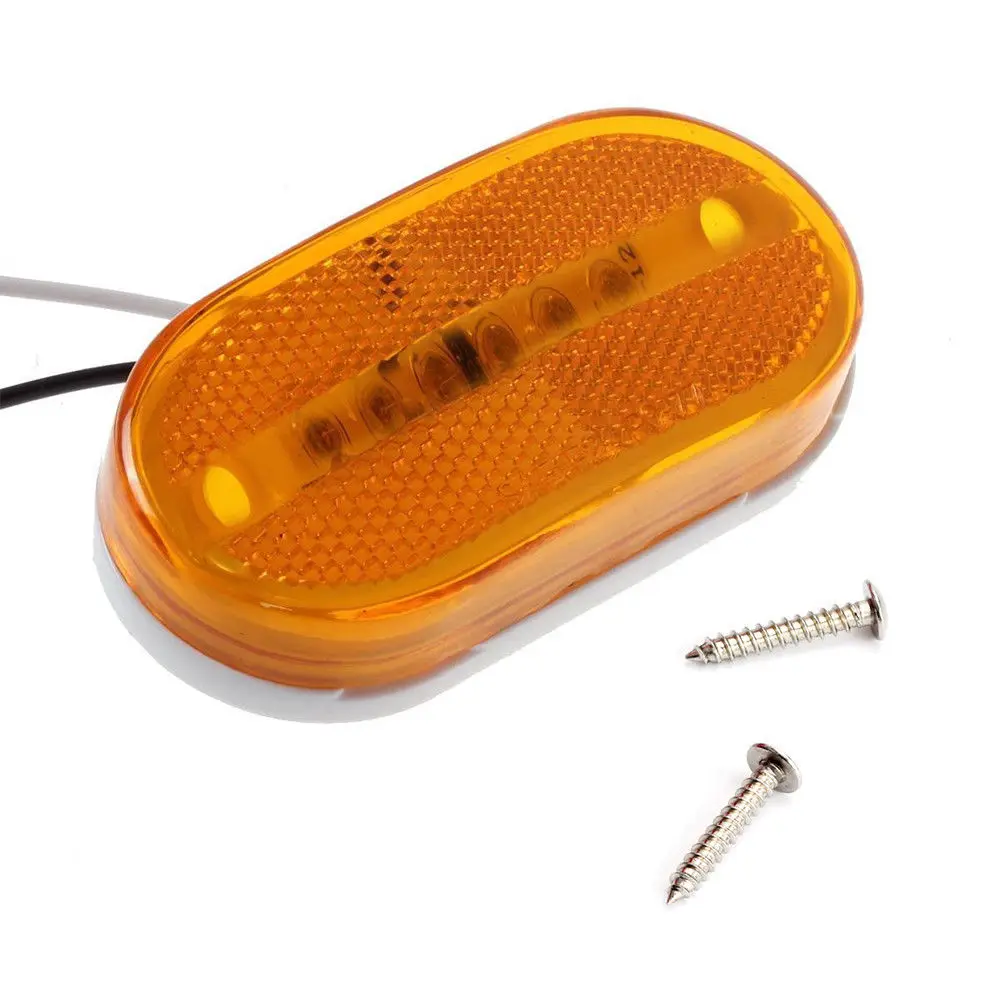 Светодиодные Габаритные огни KEYECU желтые Контурные лампы фонари для дома на