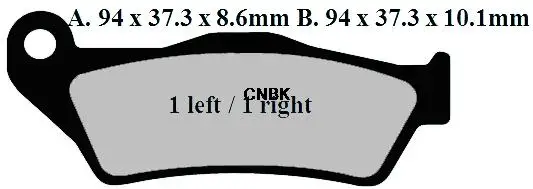 Набор тормозных колодок для BMW R1100 R1100S R 1100 S R2S K083 1999 2000 / R1150 R1150GS 1150 GS 2001|brake pad set|bmw
