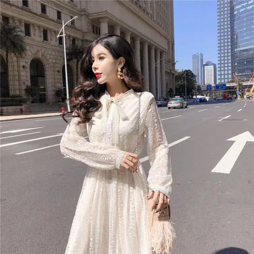 Вязаное кружевное платье элегантное vestido de festa Robe Femme винтажные платья женская