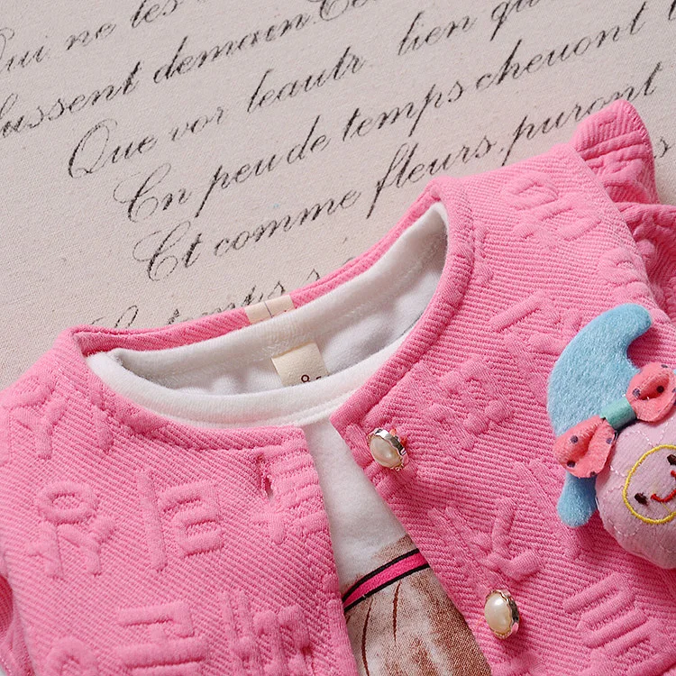 

Fashion Children Girls Clothing Suits 2018 Spring Autumn Baby Vest T-shirt Pants 3Pcs/Sets Kids Toddler Tracksuits