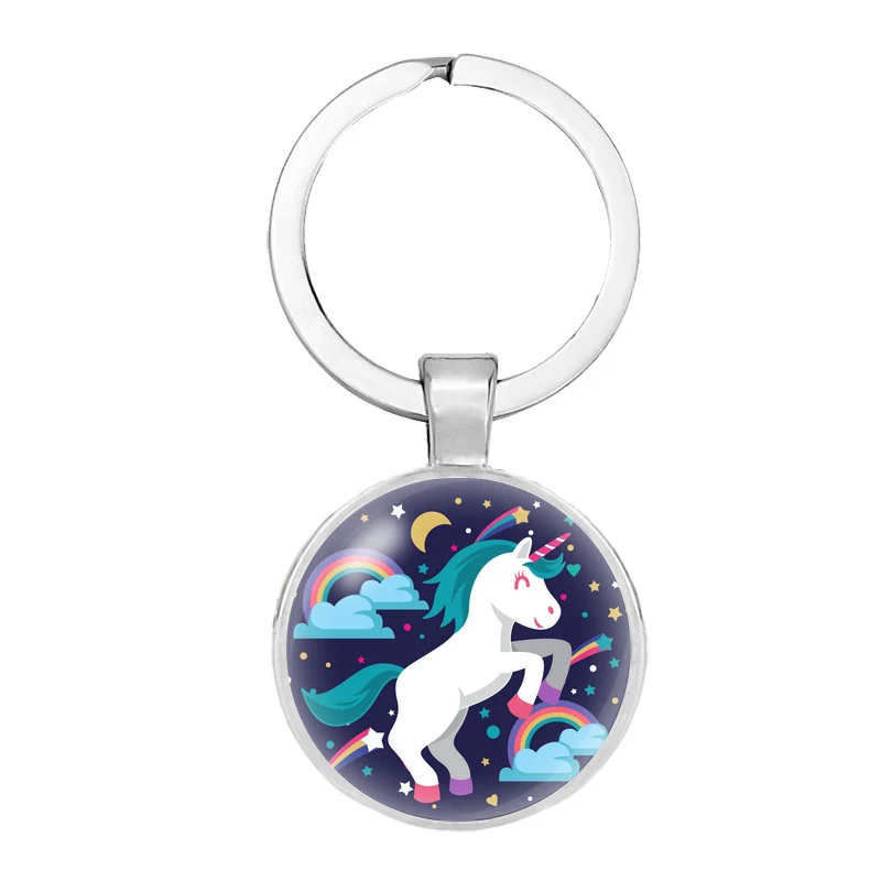 Единорог unicornio подарок на день рождения кулон брелок для ключей Chaveiro сувенир Llaveros