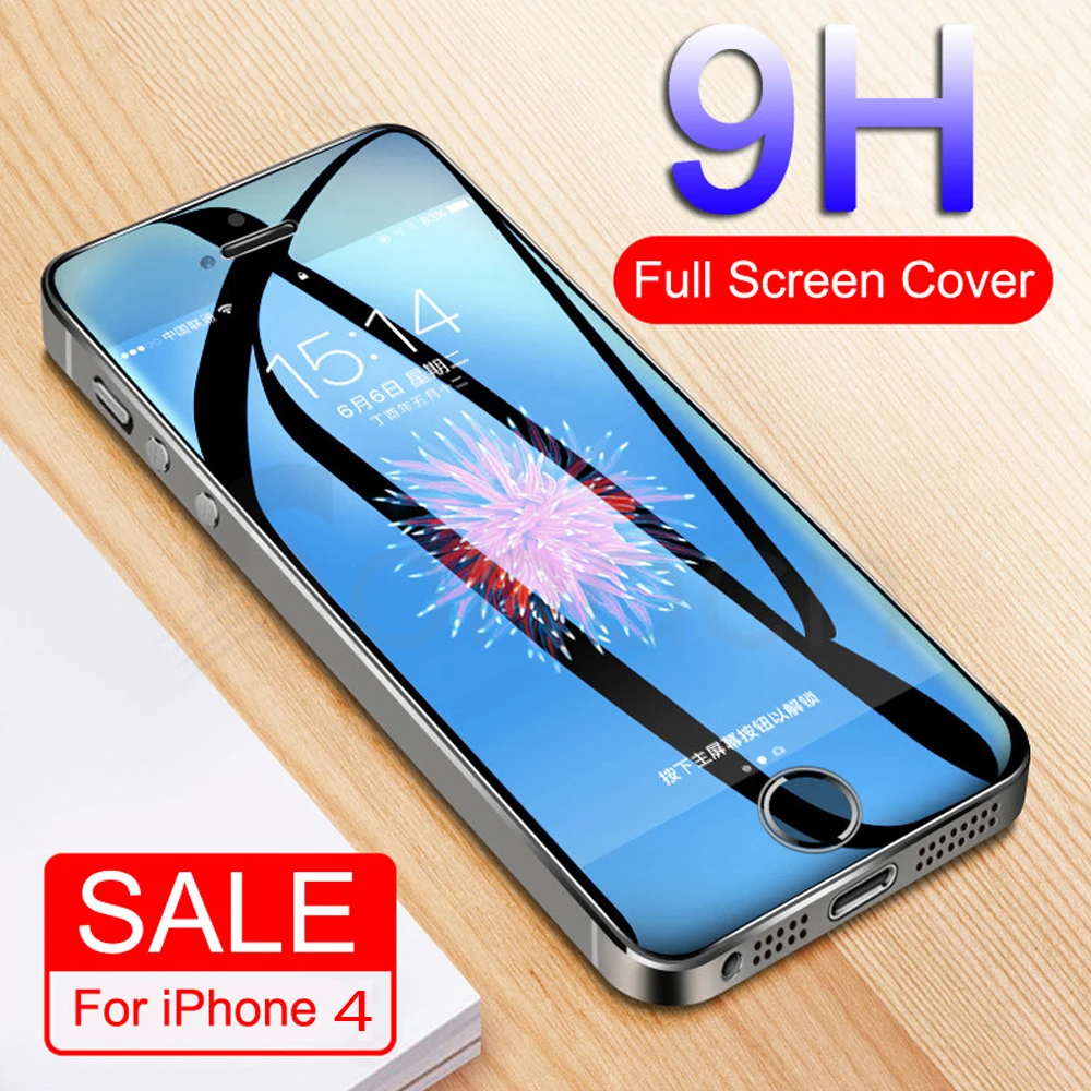 Защитная пленка для iphone X XS 9h XR MAX 7 8 plus 6 6S 5 5S SE 5C 4 4s|Защитные стёкла и плёнки
