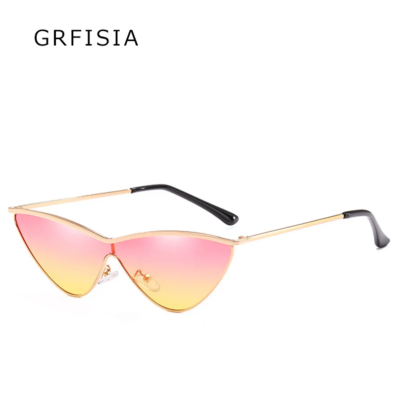 Grfisia Новый Cat Eye Солнцезащитные очки для женщин Для Брендовая Дизайнерская обувь