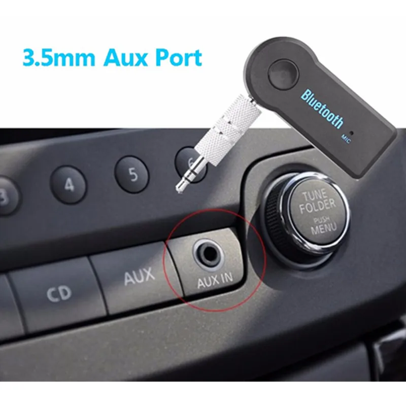 Универсальный автомобильный мини-адаптер Caixa De Som 3 5 мм Bluetooth аудио музыкальный