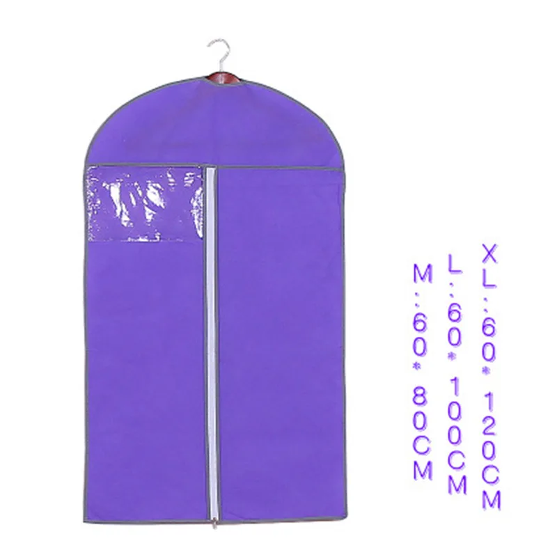 

Fashion Multicolor Non Woven Cover Dustproof Protector Bag Suit Coat Dress Jacket Garment Cover Wardrobe Storage Bag