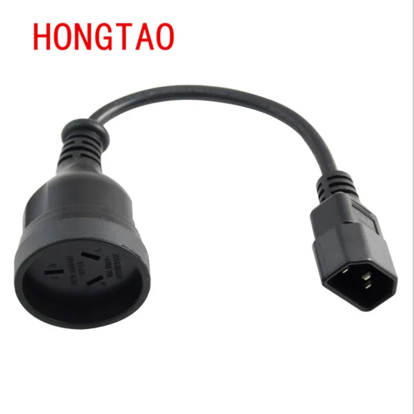 Шнур адаптера питания для PDU PSU USP IEC 320 C14 штекер австралийского 3 контактного