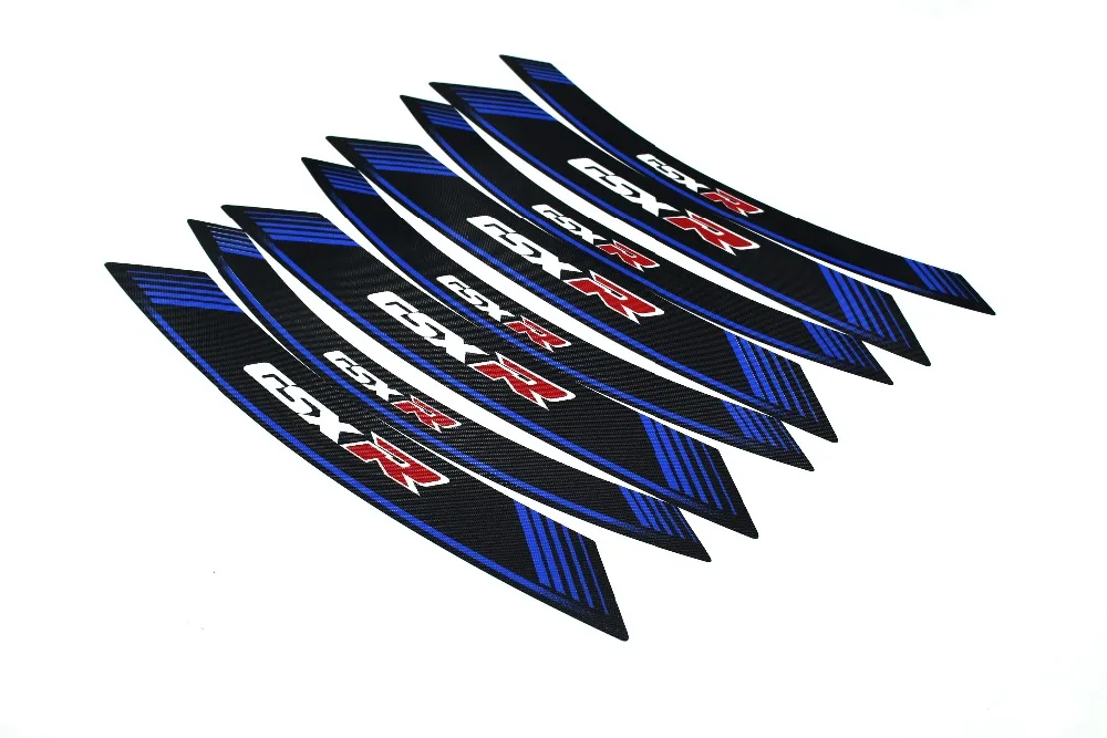 Для SUZUKI GSXR GSX R R1000 / GSXR750 600 125 мотоцикл 8X толстый край внешний обод наклейка полоса