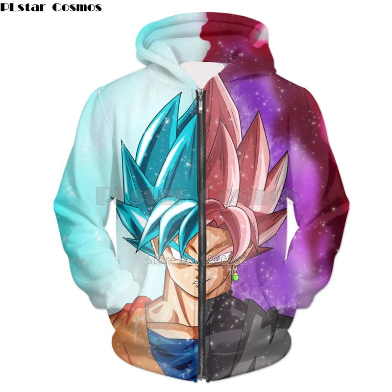 

PLstar Cosmos Classic Anime 3D Hoodies Dragon Funny Hoodie zipper Crewneck Sweatshrit Women/Men Hooded Hoodies drop shipping
