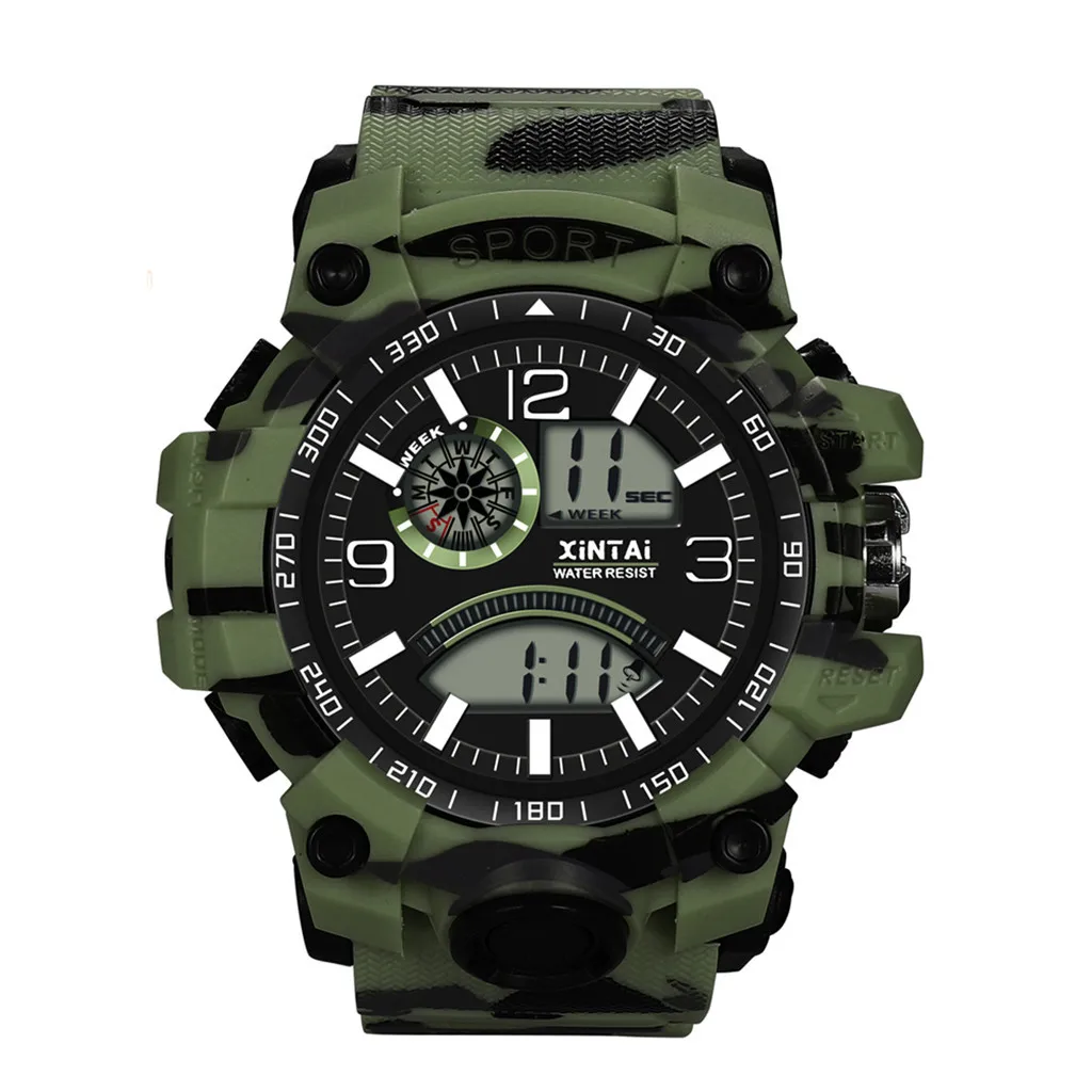 Saatleri Мода High-End Multi-function 30 M Электронные Водонепроницаемые часы элегантный аналоговый роскошный спортивный высокое качество@ 5