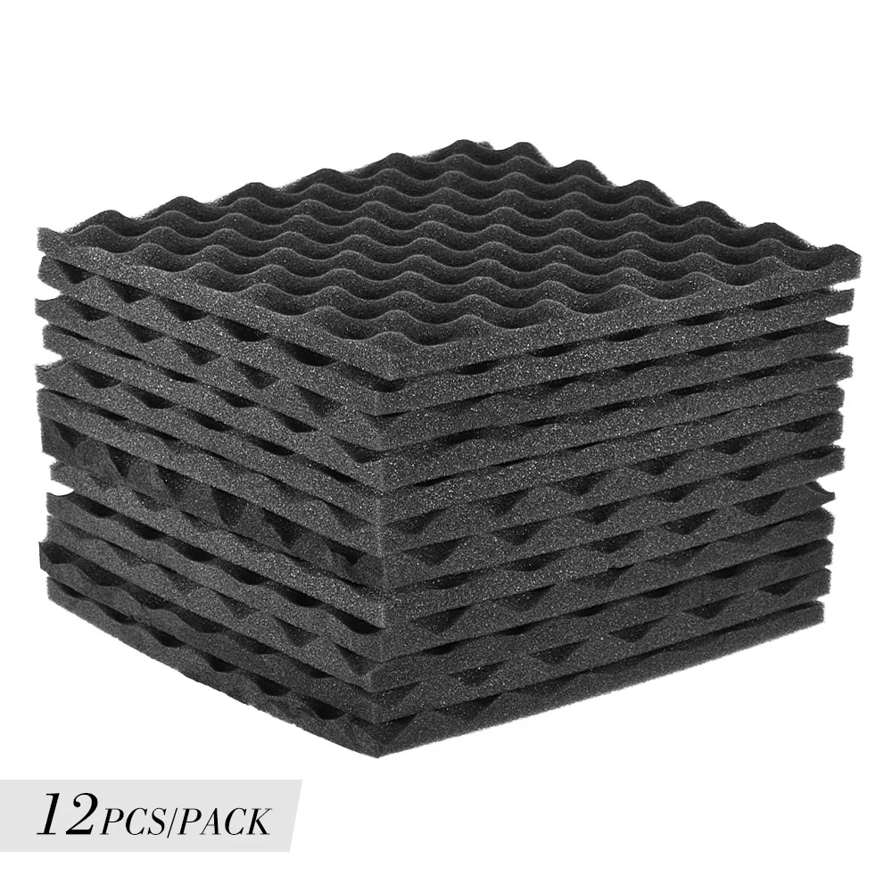 

Звукоизоляционные панели из пеноматериала, 1X12X12 дюймов, 12 шт.