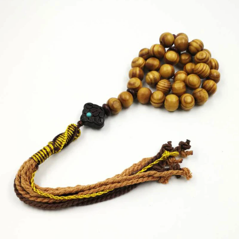Молитвенные бусины из бука и черного дерева Tasbih 33 66 99 мужские молитвенные Misbaha