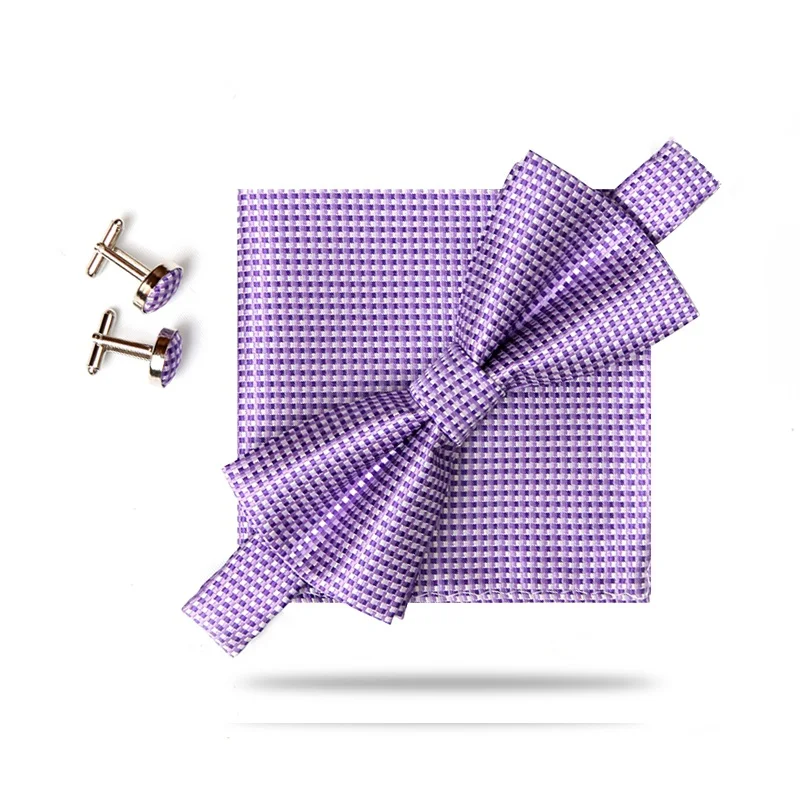 HOOYI новый галстук прибытия 2019 набор галстуков бабочок для мужчин предварительно